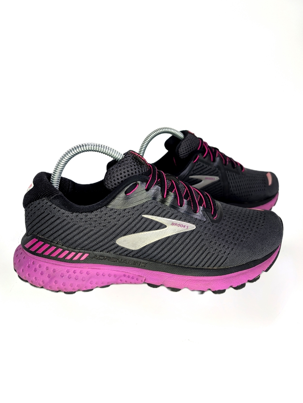 Brooks Adrenaline 20 Great Gray Pink Or Purple Size 8.5 Wide, 8.5W, 8.5D, 8.5 D - Picture 2 of 15